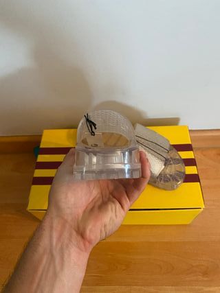 Chancla Gucci x Adidas Transparente