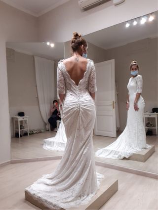Vestido de novia de corte sirena