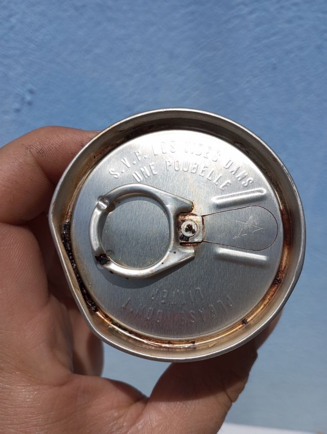 Lata de Cocacola de principios de los 90