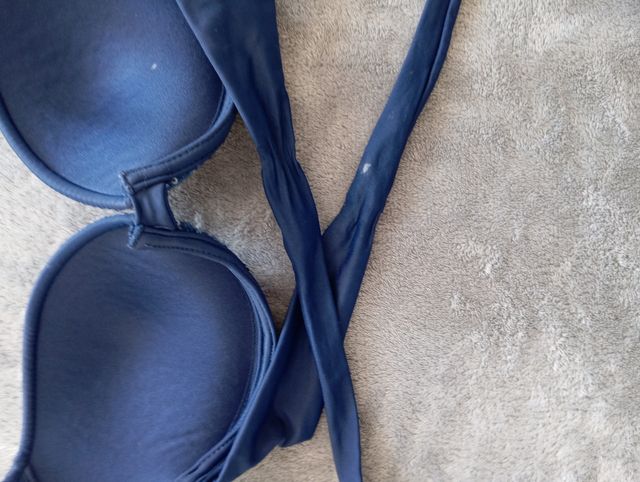 Top bikini Calzedonia blu paillettes