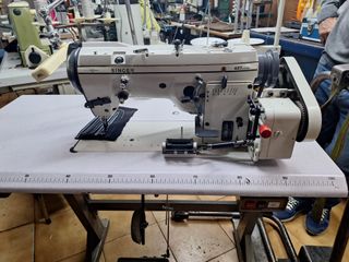 Maquina zig zag con regulador de cinta