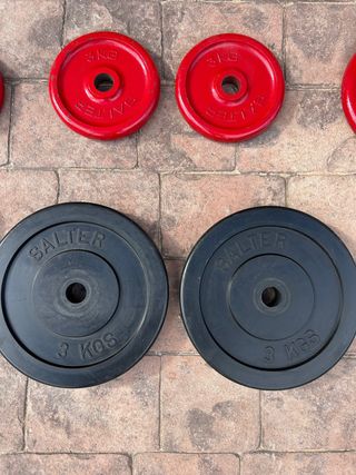Pesas SALTER discos musculación