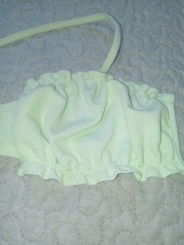 Bikini mujer verde claro talla s
