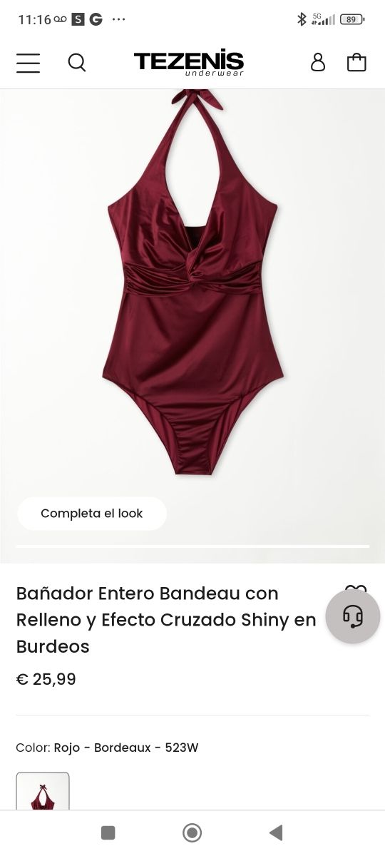 Bañador mujer a estrenar