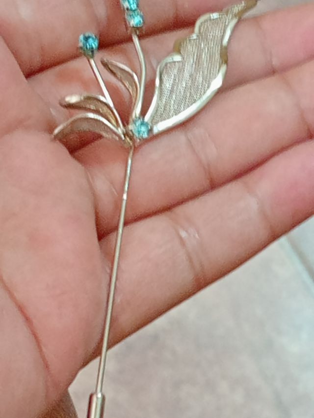 MUY ANTIGUO,PLATA Y AGUA MARINAS