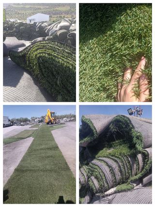 Césped artificial reciclado