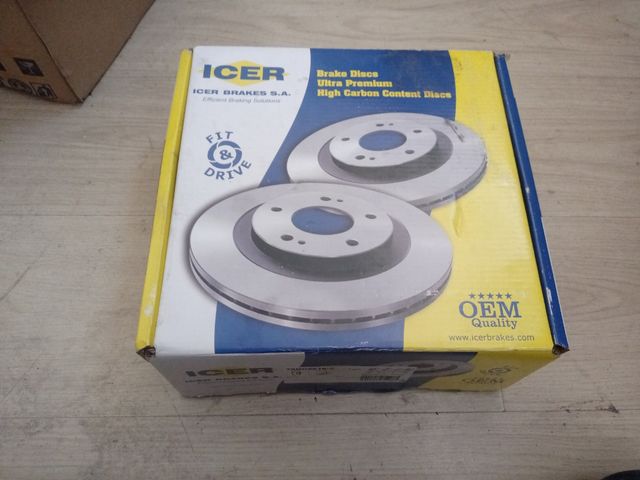 dos discos delanteros para Groupo vag