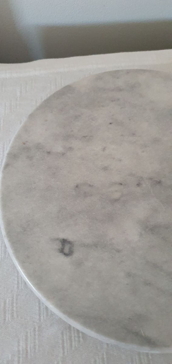 Vassoio marmo girevole