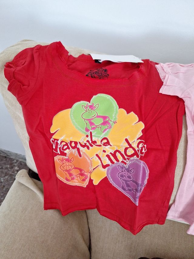 Lote 3 camisetas talla 6