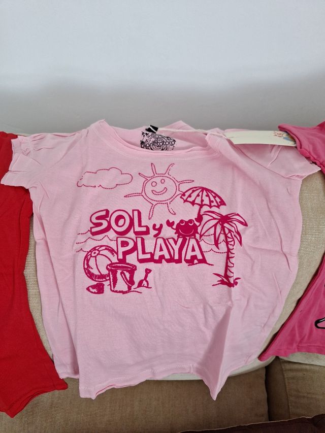 Lote 3 camisetas talla 6