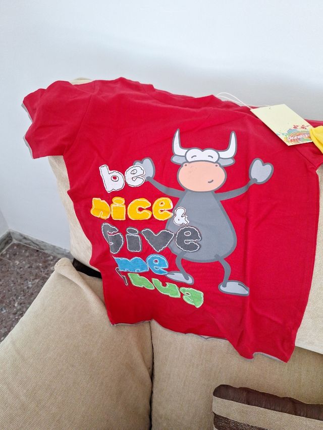 Lote 5 camisetas talla 8