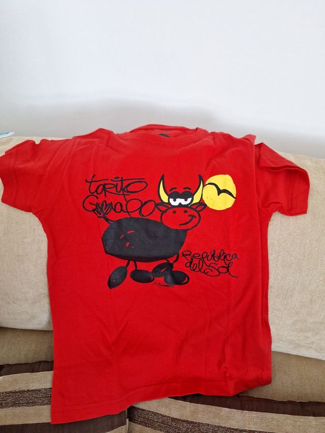 Lote 5 camisetas talla 8