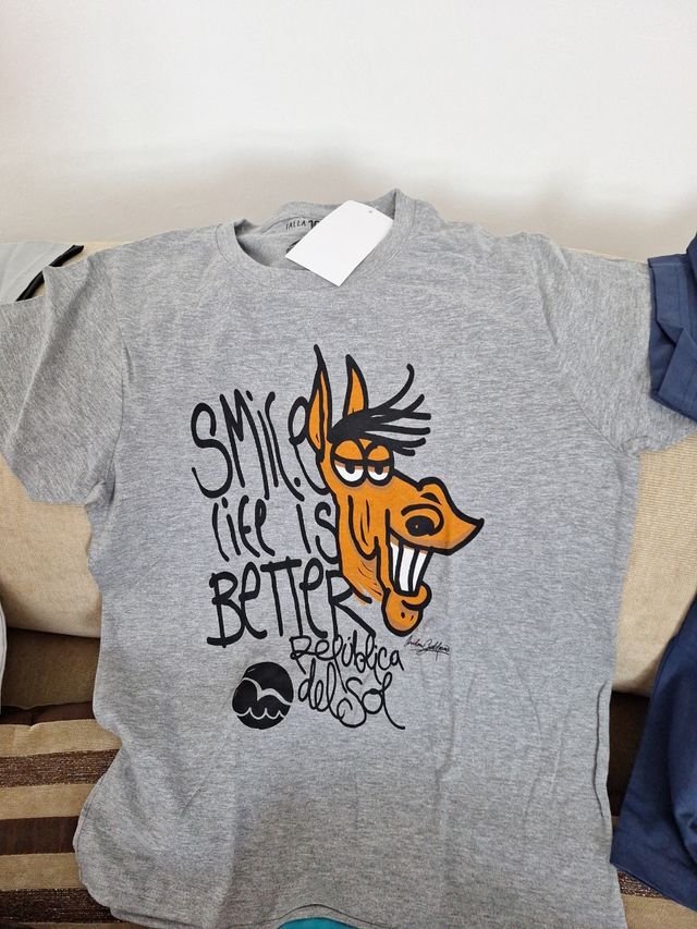 Lote 4 camisetas y 1 sudadera talla 10