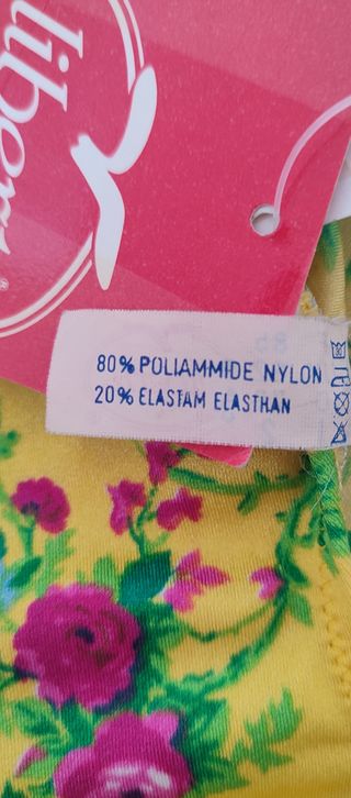 Costume intero vintage con ferretto floreale