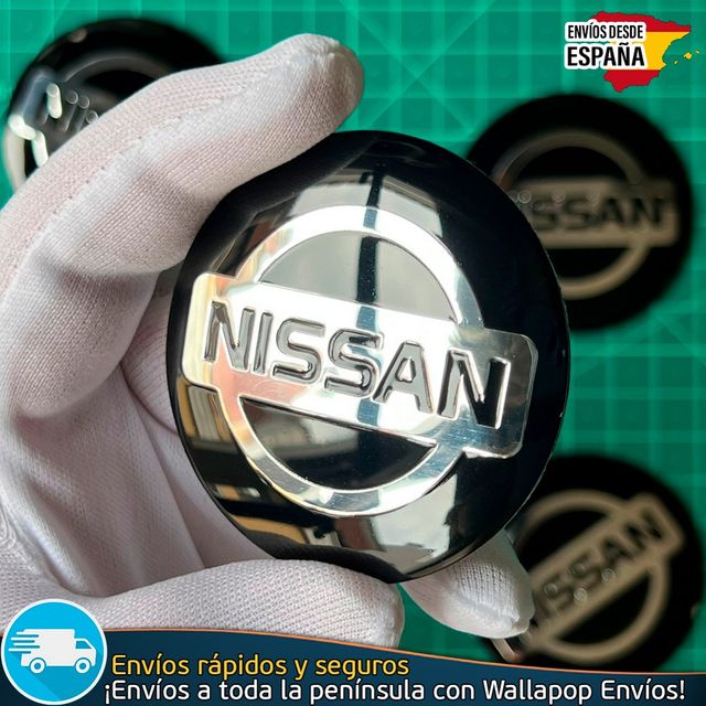 X4 Emblemas Nissan 56mm Pegatinas Tapacubos Bujes