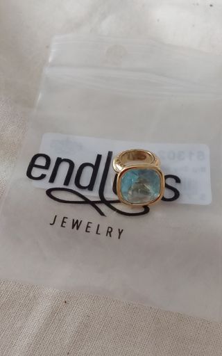 Charm colgante anillo endless
