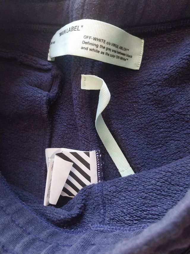 Pantalon felpa off-white hombre S