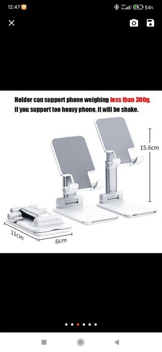 SOPORTE TELÉFONO MÓVIL (COLOR NEGRO,BLANCO O VER)