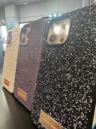 Funda para movil con PURPURINA