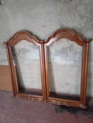  Espejo, marco, cuadro, antiguo