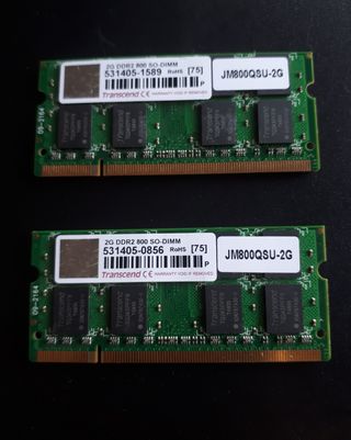 4 Gb RAM DDR2 PORTATIL Pc
