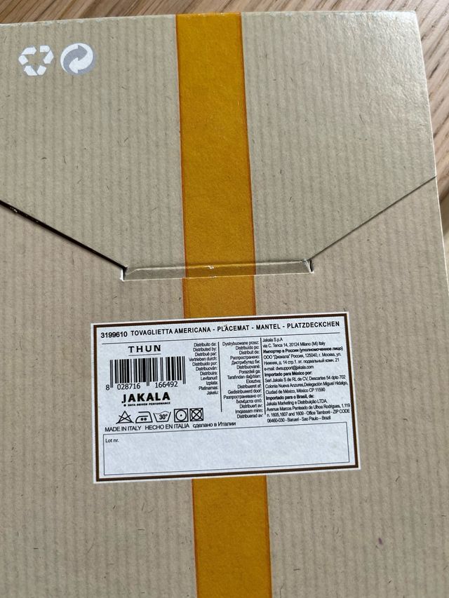 Coppia tovagliette americane