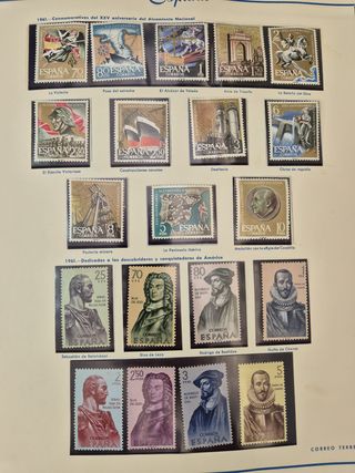 Sellos año completo 1961