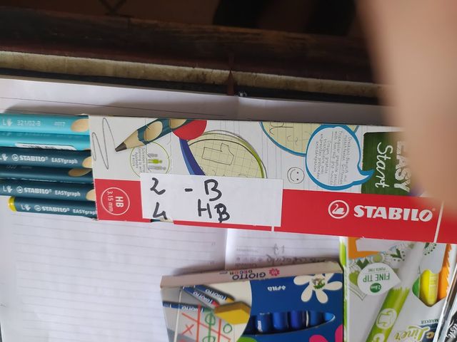 6 Matite Stabilo Easy start left(xmancini) HB B