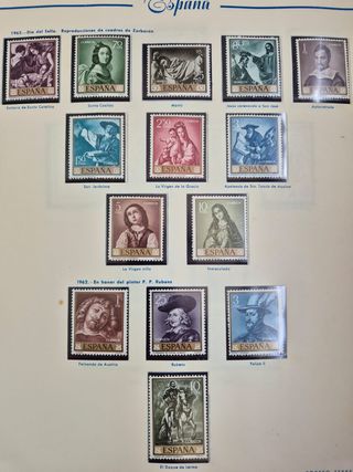 Sellos año completo 1962