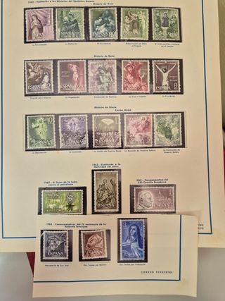 Sellos año completo 1962