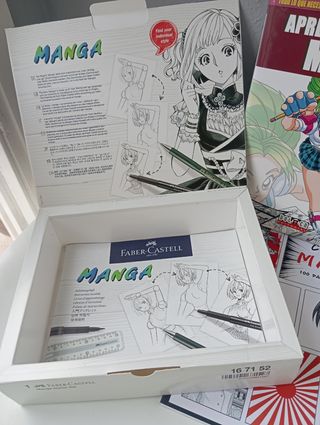 Lote de libros aprende a dibujar comic manga