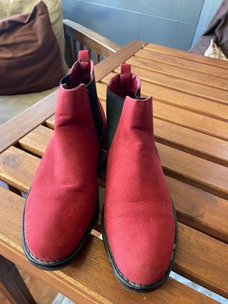 Botines kamosa burdeos