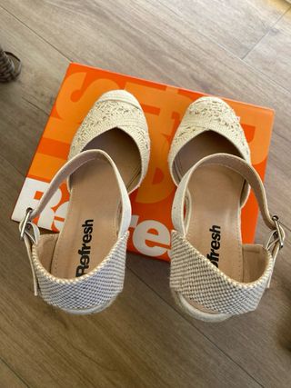 Sandalias de plataforma - beige