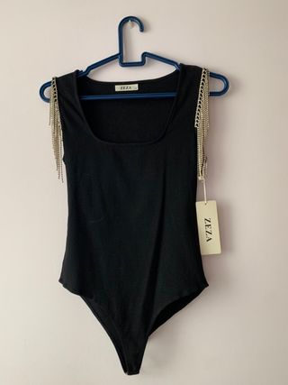 Body con abalorios 