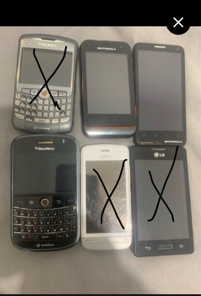 Lote de 3 Telefonos 
