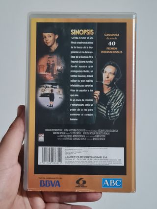 VHS. La Vida es Bella y Mejor Imposible