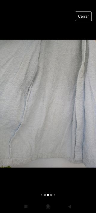 Albornoz baño niño niña algodón Piolín talla 10