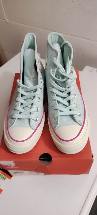 Converse All Star alte donna azzurre 37.5