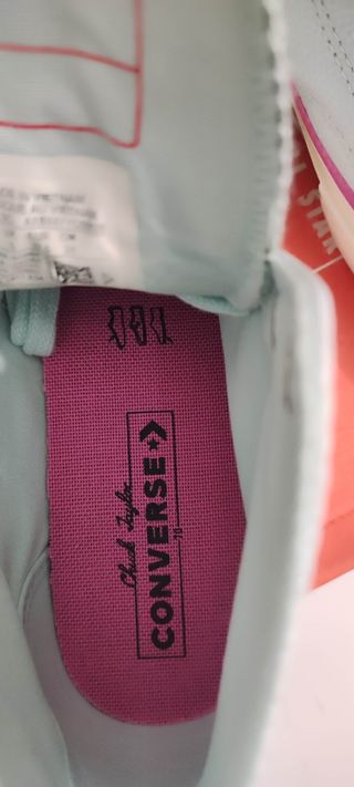 Converse All Star alte donna azzurre 37.5