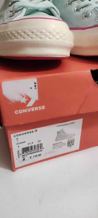 Converse All Star alte donna azzurre 37.5