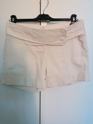 Shorts color panna Sisley tg 42