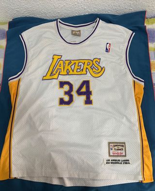 CAMISETA LAKERS HARDWOODS O’NEAL blanca XL