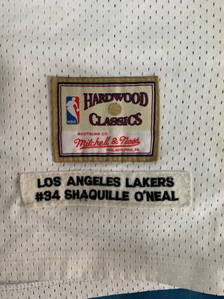 CAMISETA LAKERS HARDWOODS O’NEAL blanca XL