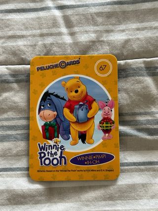 Peluche card Winnie The Pooh