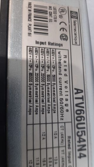 VARIADOR TELEMECANIQUE