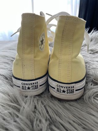 Converse plataforma amarillas 39