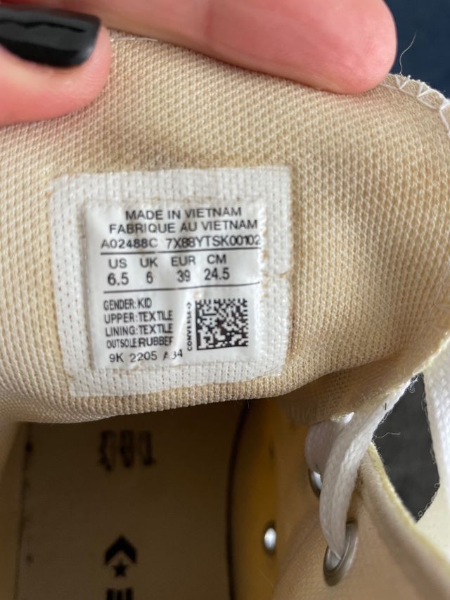 Converse plataforma amarillas 39