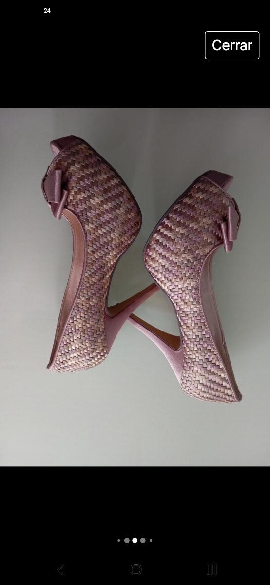 Zapato tacón y bolso a juego talla 39