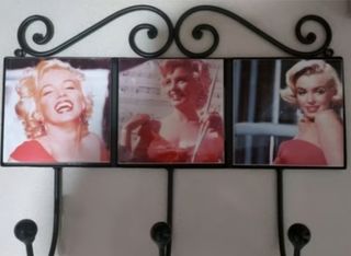 PERCHA MARILYN MONROE HIERRO Y LOSA