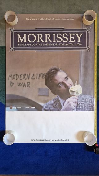 Rarissimo poster gigante Morrissey